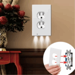 Outlet Wall Plate With Night Lights-No Batteries or Wires - Image 3