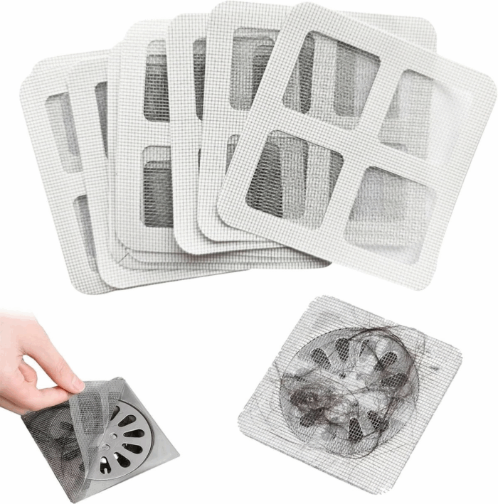 Adhesive Hair Catcher Stickers for Shower - Image 1