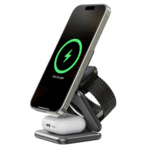 SnapFold 3-in-1 Magnetic Charging Station, Fast Charger, Foldable, Wireless