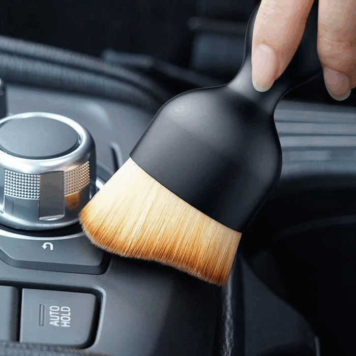Multi-Purpose Soft Fur Car Interior Brush - Image 1