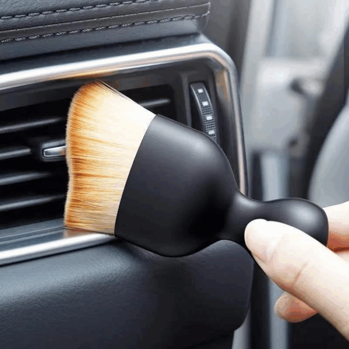 Multi-Purpose Soft Fur Car Interior Brush - Image 2