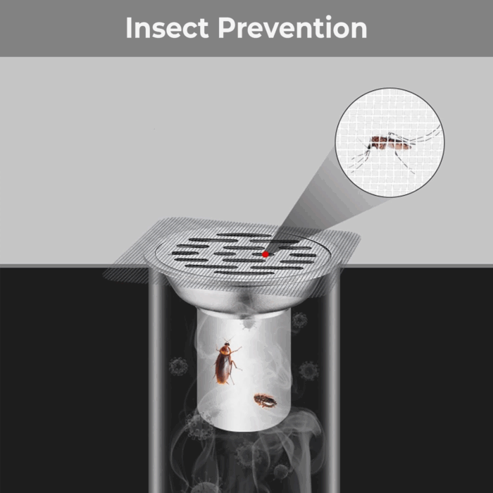 Adhesive Hair Catcher Stickers for Shower - Image 3