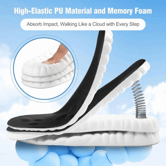 Super Soft 4D Cloud Technology Insole - Set of 2 Pairs - Image 4