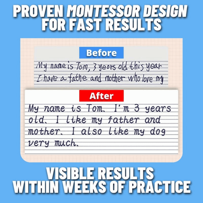 Children's Magic Copybooks, Handwriting Practice for Kids (Set of 4 Books) - Image 6