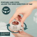 Portable Silent Mini Bladeless Fan Clip On - Image 5
