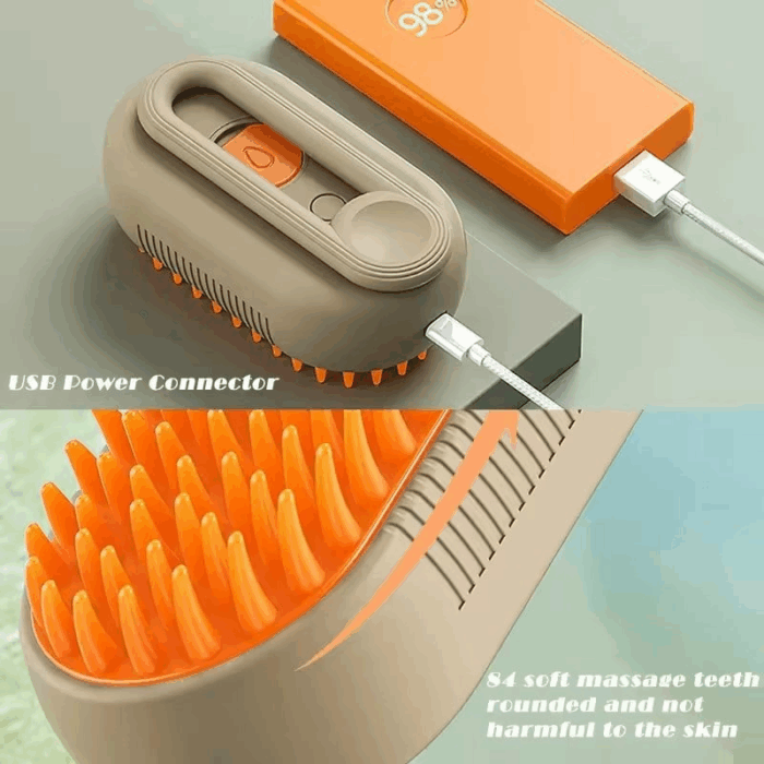 3-in-1 Steam Cat Grooming Brush - Image 6