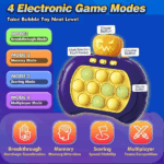 Quick Push Bubble Game, Pop Bubble Fidget Game Toy, Fast Push Popping Game Toys for Kids - Image 7