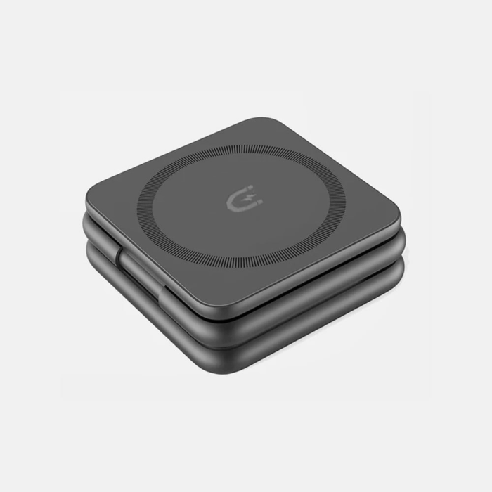 SnapFold 3-in-1 Magnetic Charging Station, Fast Charger, Foldable, Wireless - Image 7