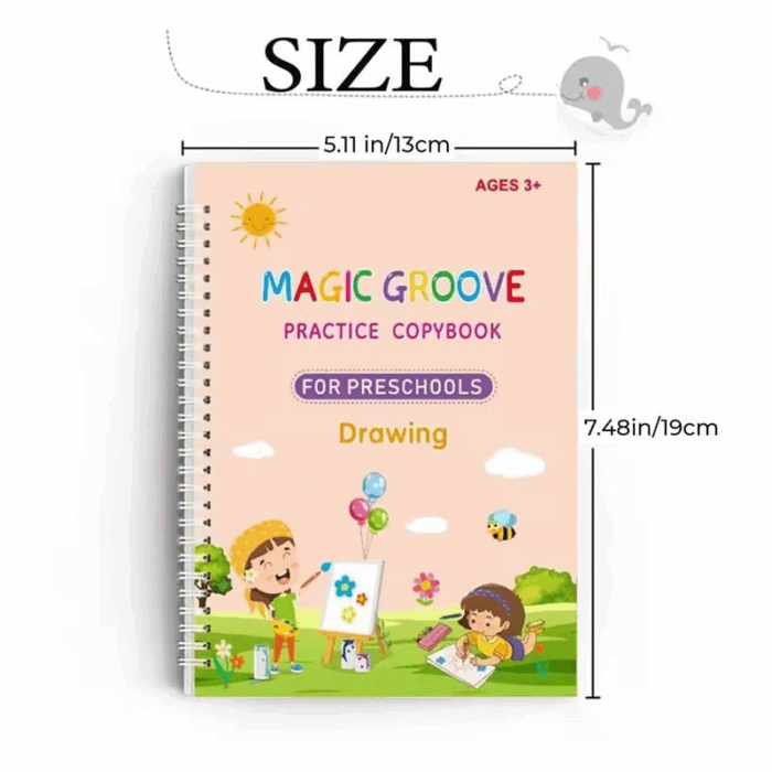 Children's Magic Copybooks, Handwriting Practice for Kids (Set of 4 Books) - Image 8
