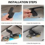 Stylish Magnetic Sunglass Holder - Image 7