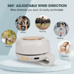 Portable Silent Mini Bladeless Fan Clip On - Image 7