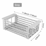 Stainless Steel Retractable Dish Drying Rack - Image 8