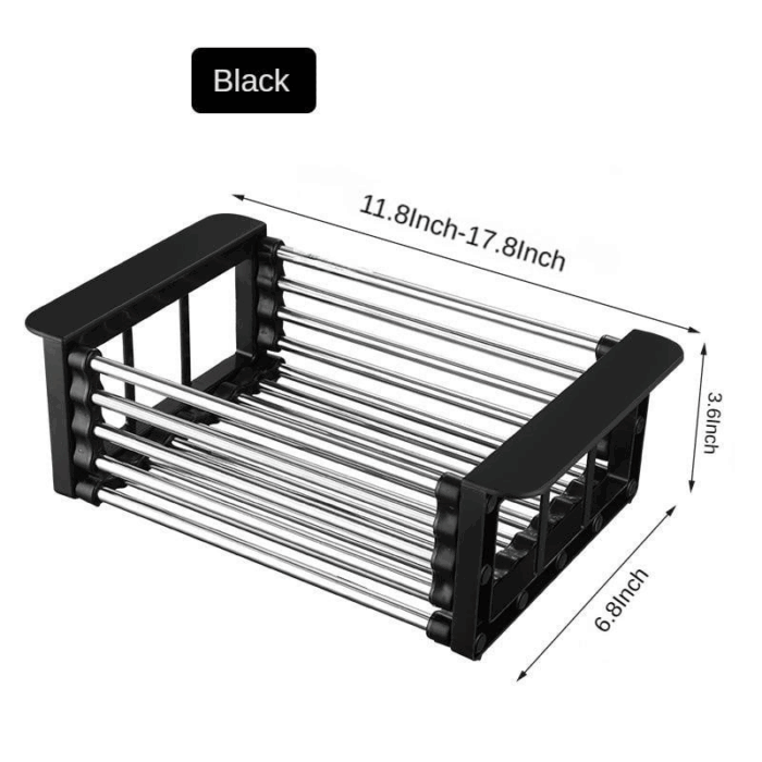 Stainless Steel Retractable Dish Drying Rack - Image 9