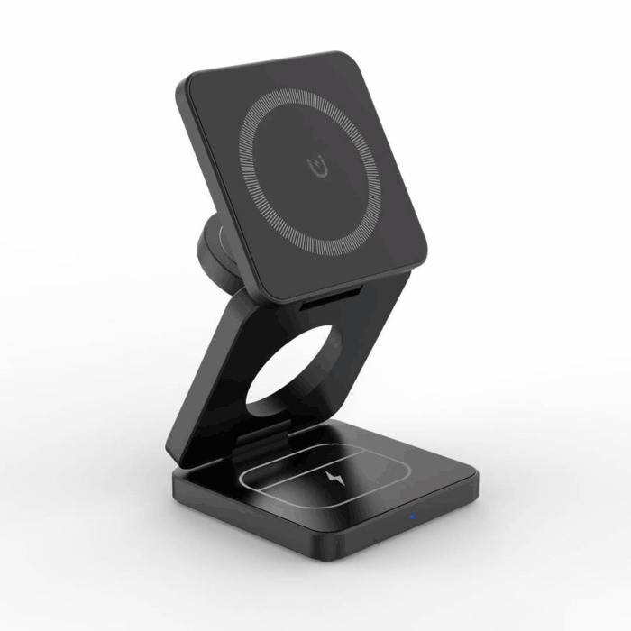 SnapFold 3-in-1 Magnetic Charging Station, Fast Charger, Foldable, Wireless - Image 9