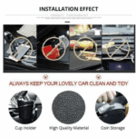 Leather Multifunctional Car Seat Organizer - Image 9