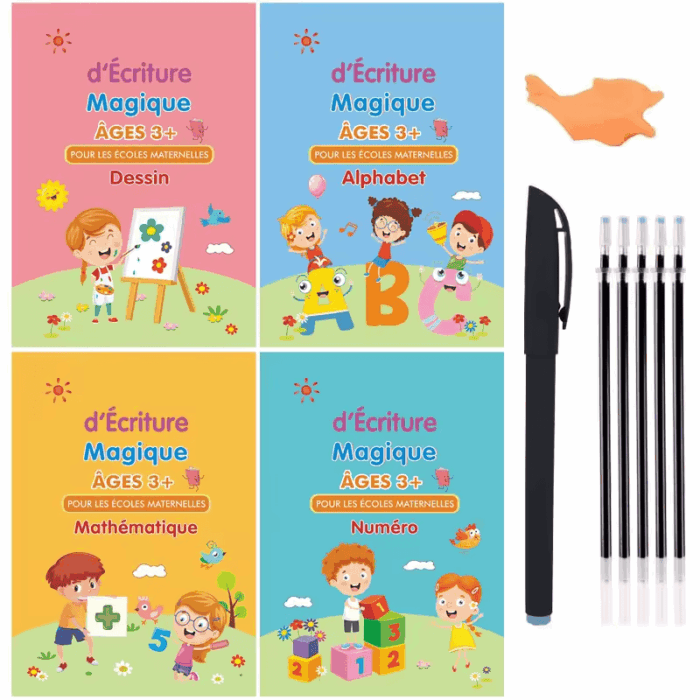 Children's Magic Copybooks, Handwriting Practice for Kids (Set of 4 Books) - Image 10