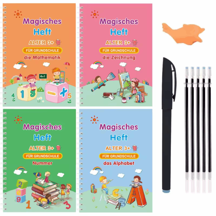Children's Magic Copybooks, Handwriting Practice for Kids (Set of 4 Books) - Image 11
