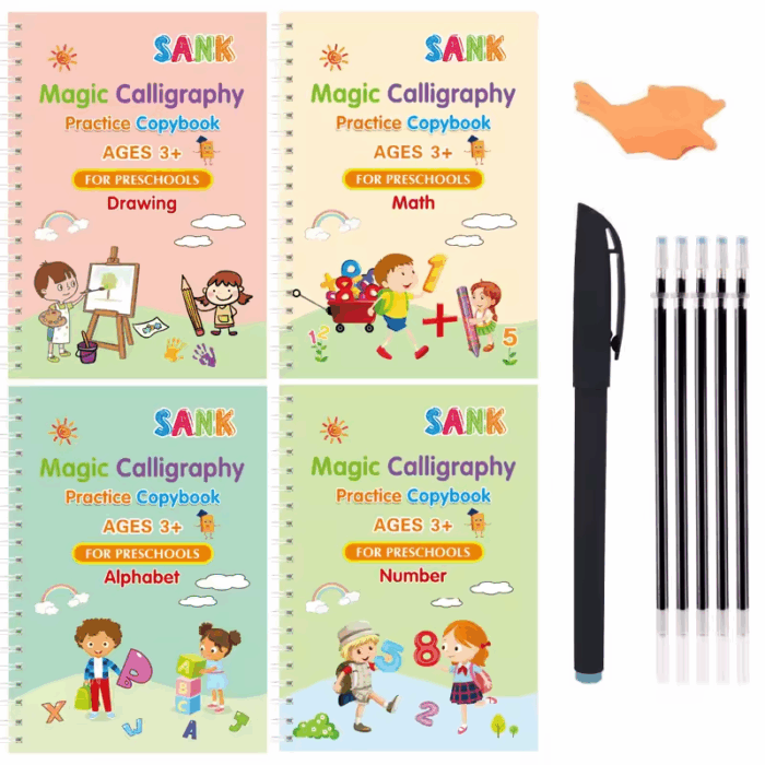 Children's Magic Copybooks, Handwriting Practice for Kids (Set of 4 Books) - Image 12