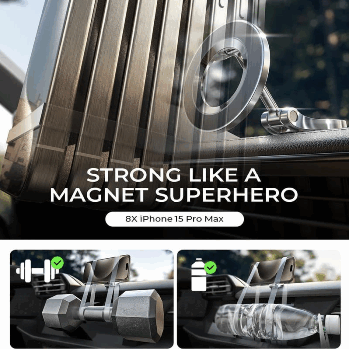 Ultra Magnetic Car Phone Holder - For All Cell Phones - Image 12