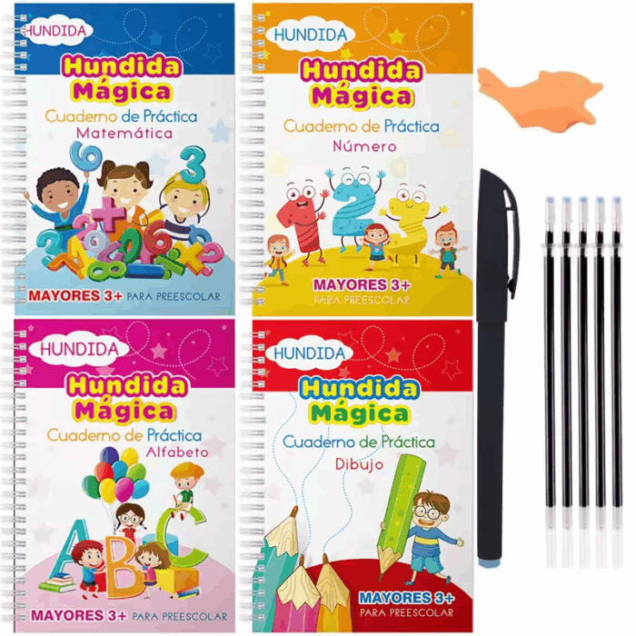 Children's Magic Copybooks, Handwriting Practice for Kids (Set of 4 Books) - Image 14