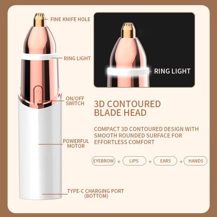Electric Facial Hair Remover - Image 3